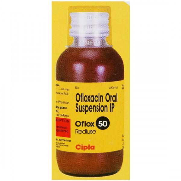 Oflox 50mg Rediuse Suspension 60ml - Bacterial Infections-Qui