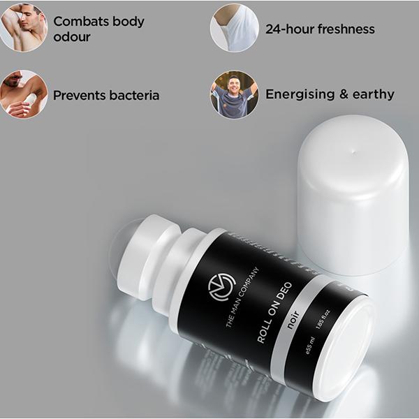 The Man Company Noir Roll On Deo 55 ml - Men Deodorants/Roll-Ons