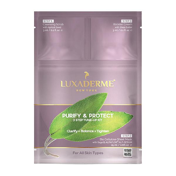 Luxa Derme Purify & Protect 3 Step Tune-Up Kit 31 gm - Facial Kits