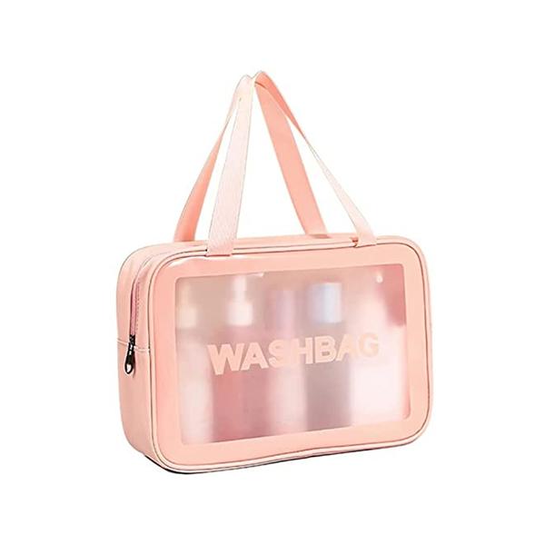 Netmeds | Allure Washable Cosmetic Large Bag Color Pink 1's