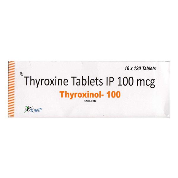 THYROXINOL 100 Tablet 120's - Hypothyroidism