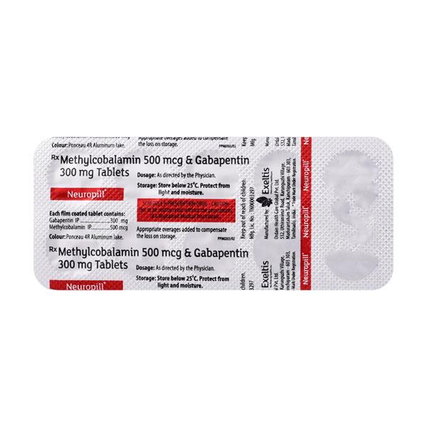 Neuropill Tablet 10'S - Neuropathic Pain-Dru