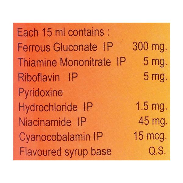 HEMGLOB Mix Fruit Flavour Syrup 200ml - Supplements-Vam