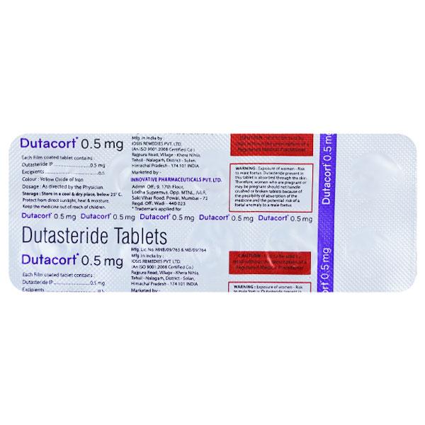 DUTACORT 0.5MG Tablet 10's - Bladder And Prostate Disorders-Dru