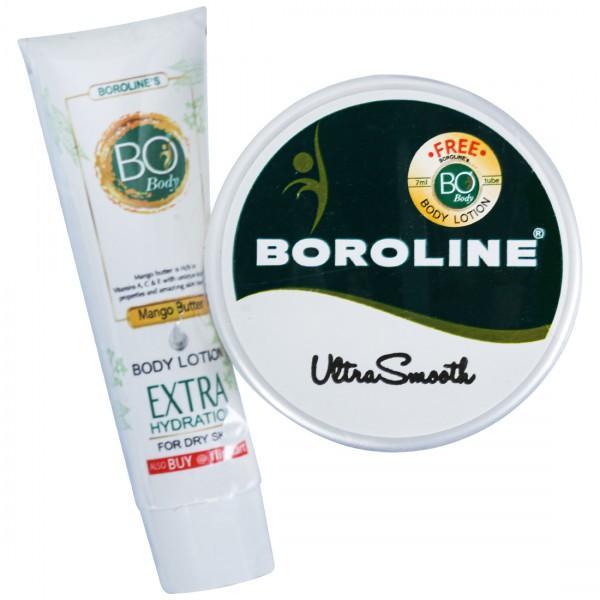 Netmeds | Boroline Ultra Smooth Cream 40 gm (Free Boroline Body Lotion 7 ml) 1's