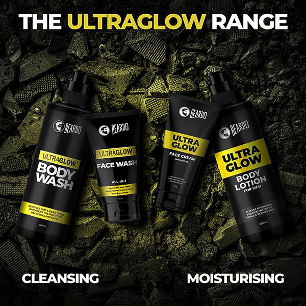 Beardo Ultra Glow Body Lotion - Men 250 ml - Lotions & Creams