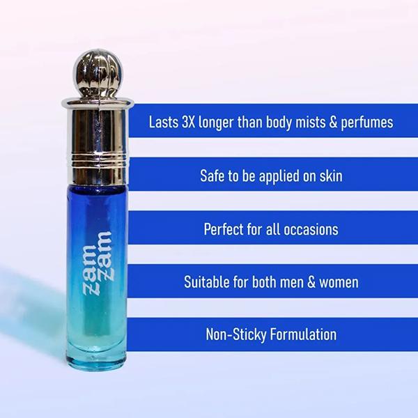 St. John Ameerah Zam Zam Attar Roll On - Pack of 2 x 8 ml - Men Deodorants/Roll-Ons