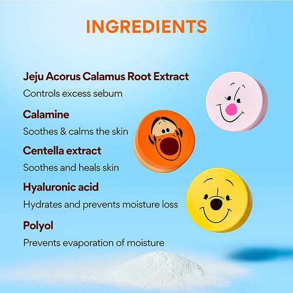 Innisfree No Sebum Mineral Powder For Oil Control, Makeup Fixer - Pooh 5 gm - Loose Powder