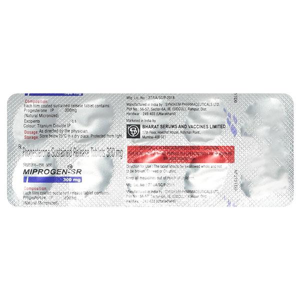 Miprogen SR 300mg Tablet 10'S - Hormonal Therapy-Oes