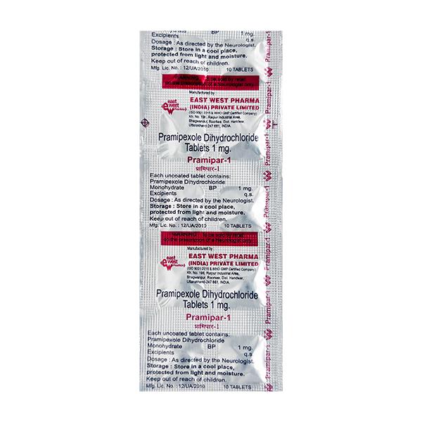 Netmeds | Pramipar 1mg Tablet 10'S