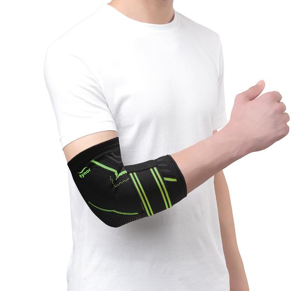 Tynor Elbow Support Air Pro - Black & Green (M) 1's - Arm/Elbow Supports