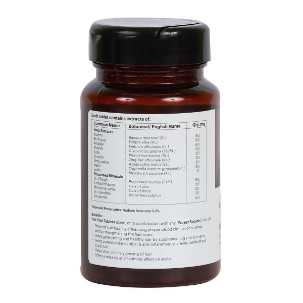 Forest Secrets Hair Vital Tablets 60's - Hair Treatment