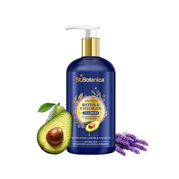 St.Botanica Biotin & Collagen Volumizing Hair Shampoo 300 ml - Shampoos