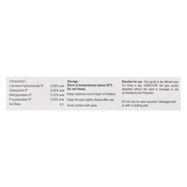 GABACURE Gel 30gm - Neuropathic Pain-Dru
