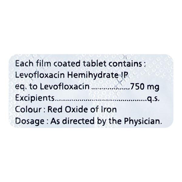 LEVOLET 750mg Tablet 10's - Bacterial Infections-Qui