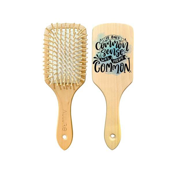 Netmeds | Allure Personalised Paddle Hair Brush Humourous Print 1's