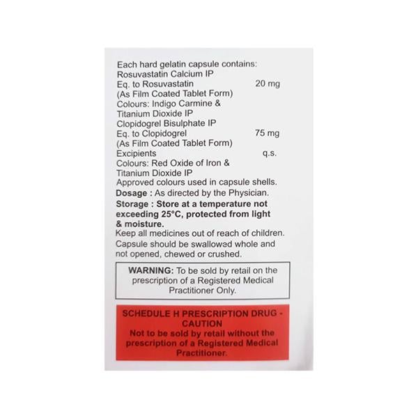 ROSLAREN C 20 Capsule 10's - Blood Clot-Ant