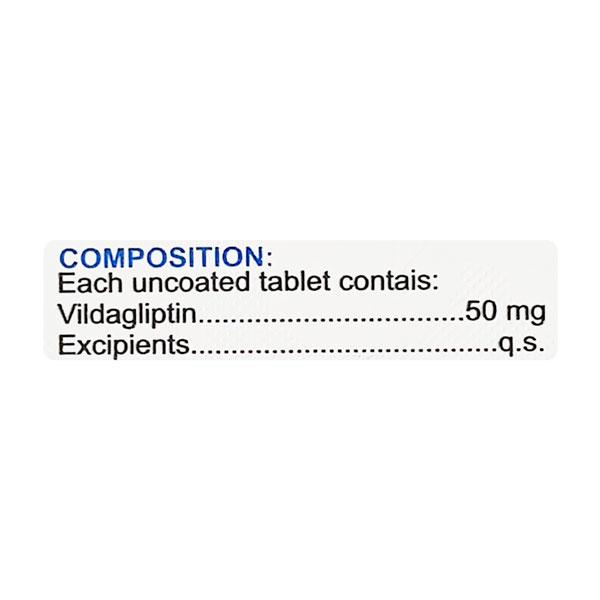 VILDAZEST 50 Tablet 15's - Diabetes-Ant