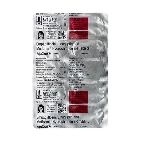 AJADUO M FORTE 10 Tablet 10's