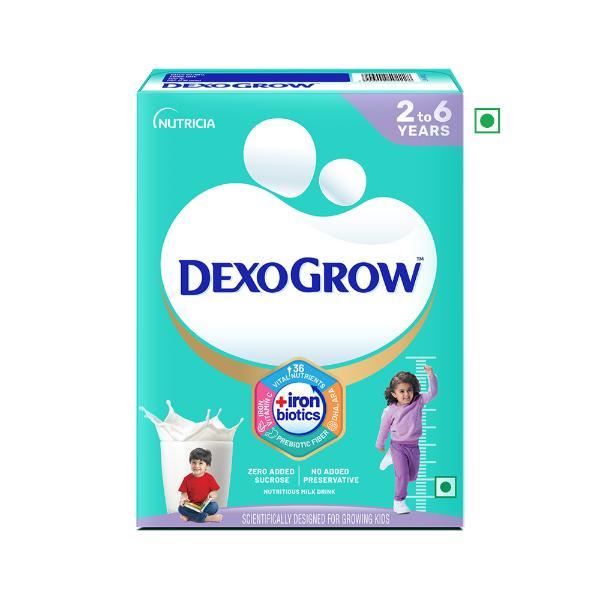 Netmeds | Nutricia DexoGrow Nutritious Milk Drink Powder with Zero Added Sucrose ( 2-6 year) (Refill Pack) 400 g