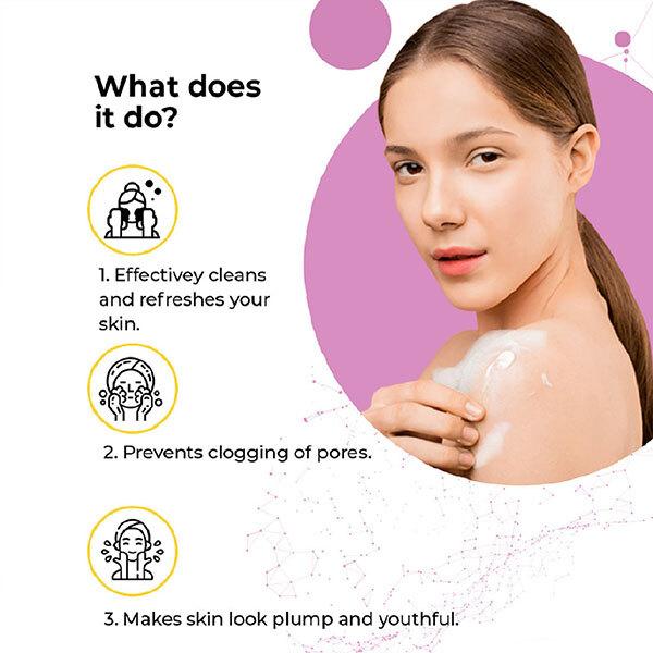 Cosmos by Bewakoof Refreshing Body Wash Powered By Pomegranate & Zinc 200 ml - Shower Gels & Body Wash