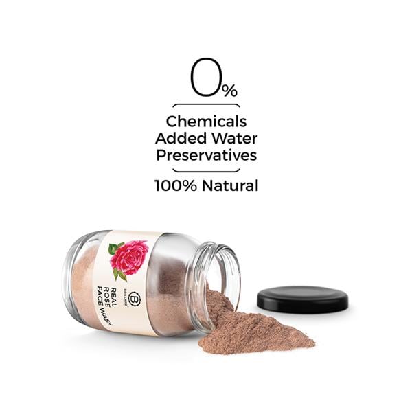 Brillare Real Rose Face Wash For Hydrated, Younger Looking Skin 45 gm - Face Wash & Cleansers