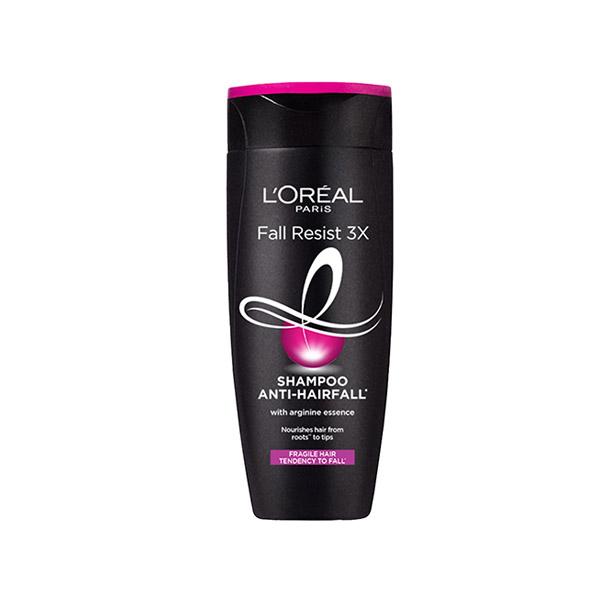Netmeds | L'Oreal Paris Fall Resist 3X Anti-Hair Fall Shampoo Fragile Hair Tendency To Fall 180ml