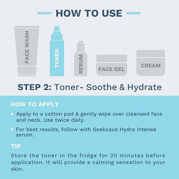 SEEKCAUS Hydra- intense Face Toner 100 ml - Face Mists