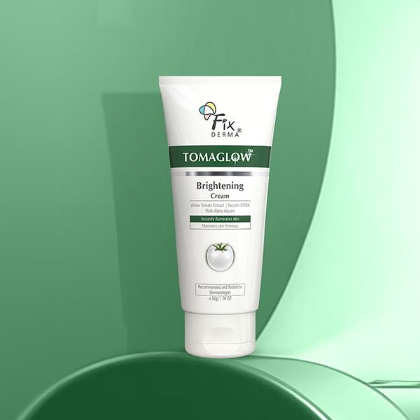 Fixderma Tomaglow Brightening Face Cream with White Tomato Extract, Excutin 4MSK with 2% Alpha Arbutin 4% Niacinamide 50 gm - Face Moisturizers