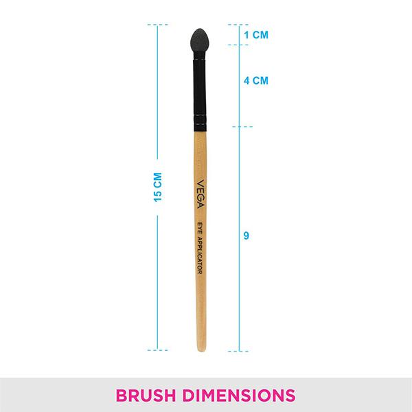 Vega Eye Applicator, Wooden Color 2's - Eye Brush