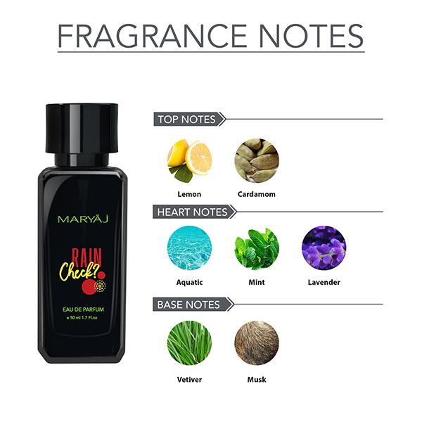 Maryaj Rain Check Edp Gift For Him Long Lasting Scent Spray Gift For Men 50 ml - Men Perfumes (Edt/Edp)