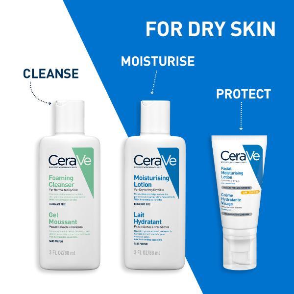 CeraVe Foaming Cleanser For Normal To Oily Skin 88 ml - Face Wash & Cleansers
