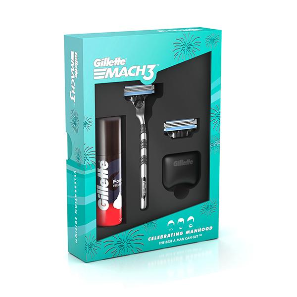 Gillette Mach 3 Celebrating Manhood Gift Pack 1's