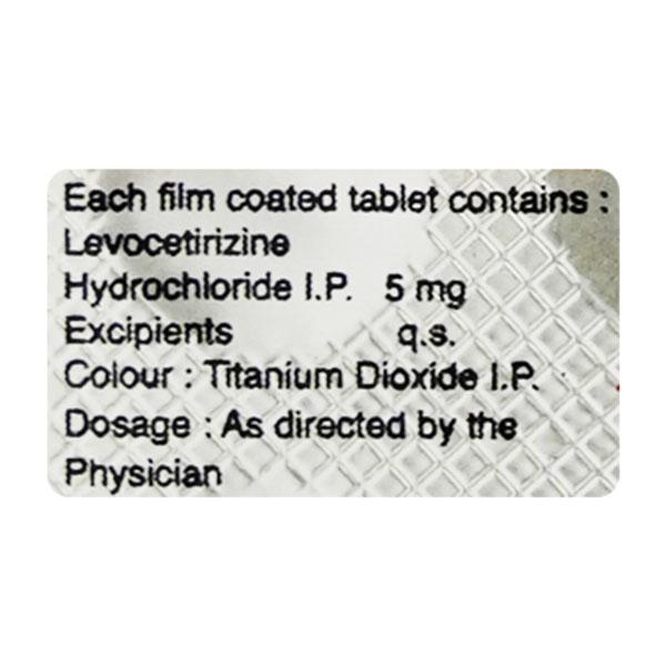 Lezyncet 5mg Tablet 10'S - Allergies-Ant