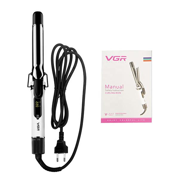 VGR V-527 Professional 25mm Barrel Hair Curler with Titanium Coating Curling Wand 1's - Rollers & Curlers