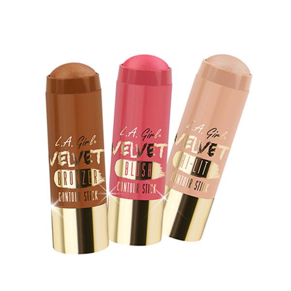 L.A.Girl Velvet Contour Sticks Blush - Velour 5.8 gm - Contour