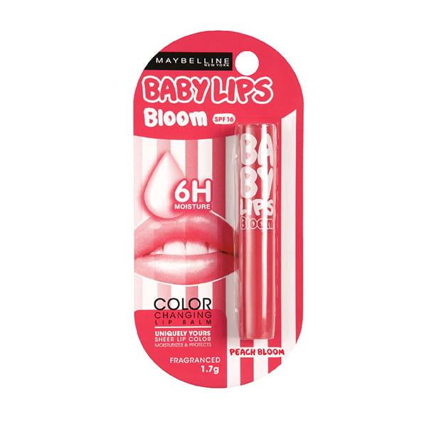 Maybelline New York Baby Lips Color Changing Lip Balm, Peach Bloom 1.8 Gm - Lip Balms