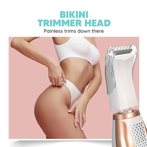 LetsShave Evior Face and Body Trimmer Set for Women with 2 Year Warranty - Womens Trimmer with Foil Shaver 1's - Shaving & Hair Removal