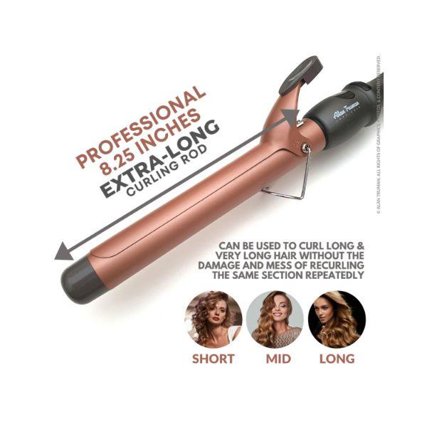 Alan Truman Gold Ceramic Curler - 28mm 1's - Rollers & Curlers