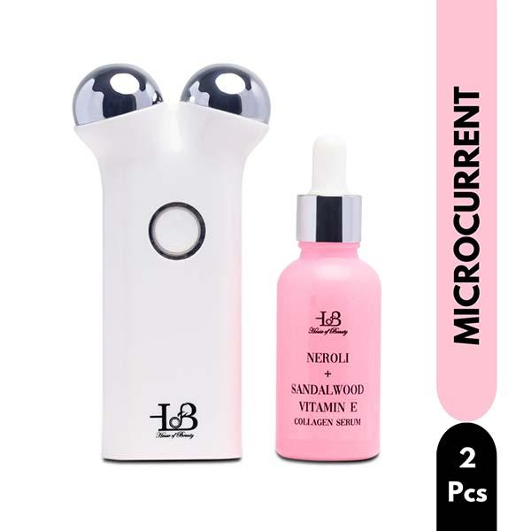Netmeds | HOB Face Lift Pro Micro Currenting Face Massager Tool for Skin Lifting Instantly at Home 1's