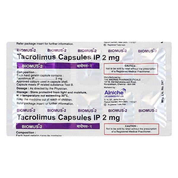 BIOMUS 2 Capsule 10's - Immune Suppression