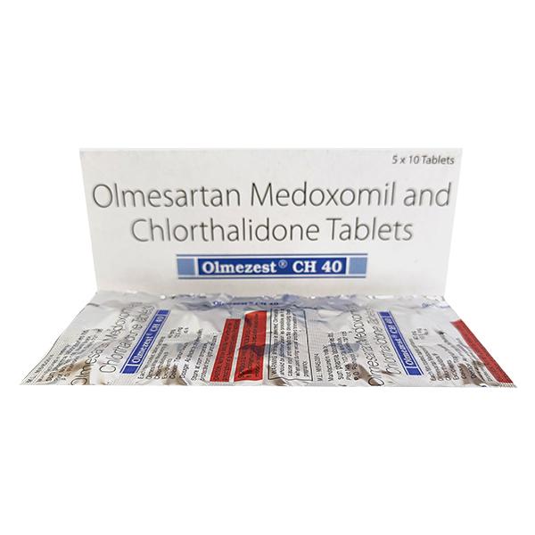 Olmezest CH 40mg Tablet 10'S - Hypertension-Ang