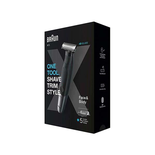 Braun Series XT5100-One Blade Hybrid Beard Trimmer, Shaver and Electric Razor for Men, Body Grooming Kit for Manscaping 97 gm - Grooming Kits