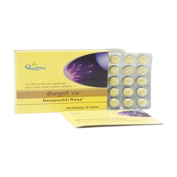 Dhootapapeshwar Beejpushti Rasa Tablet 30's