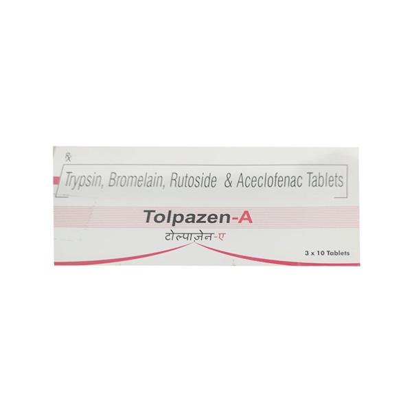 TOLPAZEN A Tablet 10's - Pain relief-Ant