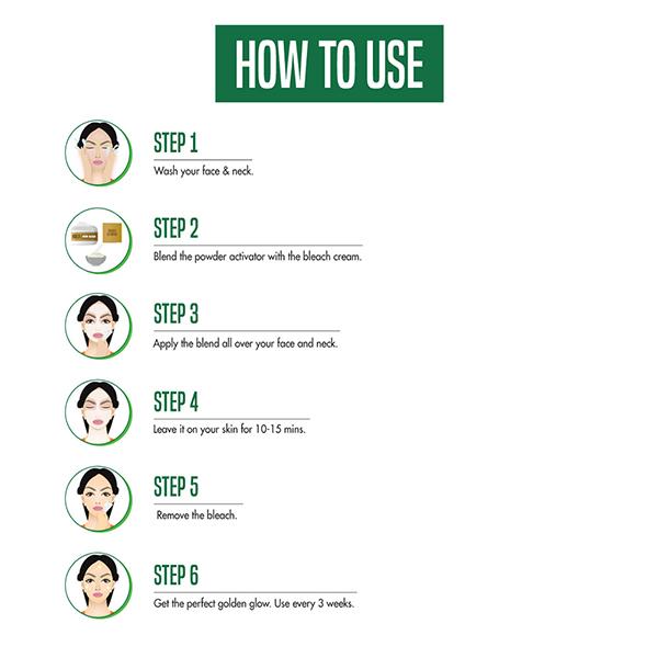 Nature's Essence Gold Creme Bleach 85 gm - Face Bleach