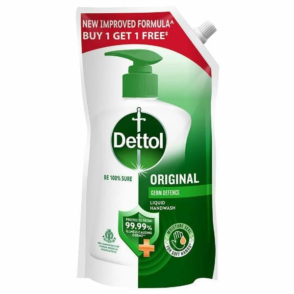 Netmeds | Dettol Original Liquid Handwash (Buy 1 Get 1 Free) 675 ml