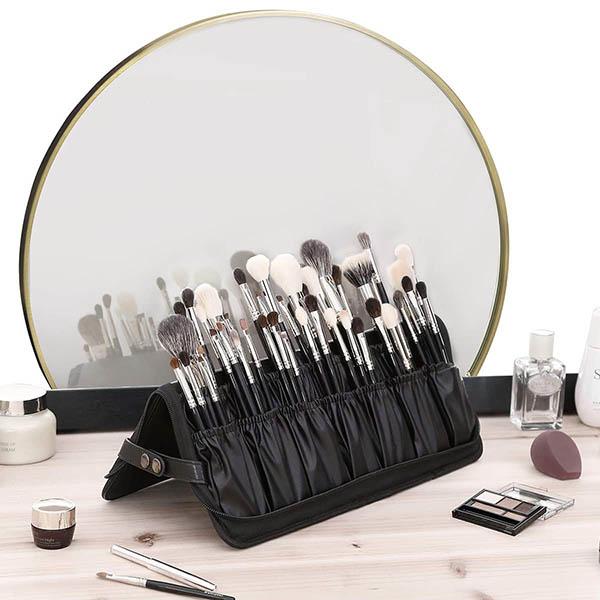 Bronson Professional Makeup Brush Travel Kit Pouch Storage Organizer 14 Pockets 1's - Makeup Pouches