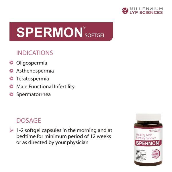 Millennium Lyf Sciences Spermon Softgels 30's - Pure Herbs