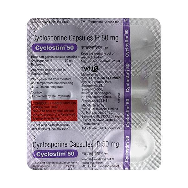 CYCLOSTIM 50 Capsule 6's - Auto Immune Disease-Imm